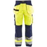 Blåkläder 1533 highvis riipputaskuhousut