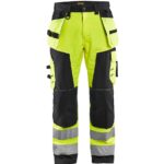 Blåkläder 1567 highvis softshell-riipputaskuhousut