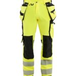 Blåkläder 1997 highvis riipputaskuhousut 4-way stretch