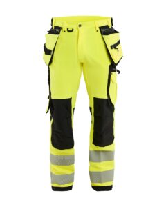 Blåkläder 1997 highvis riipputaskuhousut 4-way stretch
