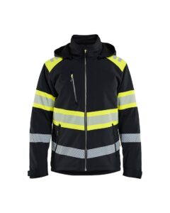 Blåkläder 4489 kevyesti topattu highvis softshell-takki