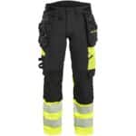 Blåkläder 7025 naisten highvis riipputaskuhousut 4-way stretch