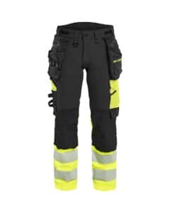Blåkläder 7025 naisten highvis riipputaskuhousut 4-way stretch