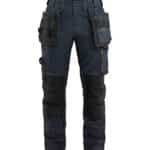 Blåkläder 7132 naisten riipputaskuhousut denim stretch