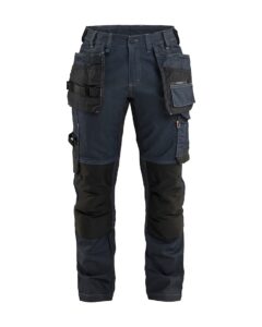 Blåkläder 7132 naisten riipputaskuhousut denim stretch
