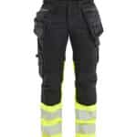 Blåkläder 7030 naisten highvis riipputaskuhousut stretch
