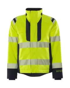 Fristads 301518 Flamestat green highvis vis stretch talvitakki