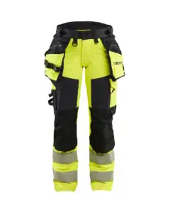 Blåkläder 7022 naisten highvis riipputaskuhousut 4-way stretch