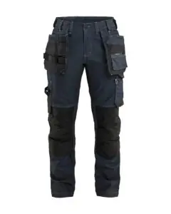 Blåkläder 7132 naisten riipputaskuhousut denim stretch
