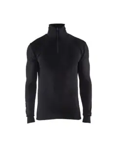 Blåkläder 4891 vetoketjullinen aluspaita WARM, 50% merinovilla